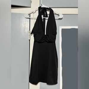 Black Halter Midi Dress - Timeless Women’s Evening Dress